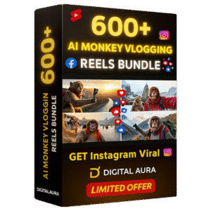 600+ Ai Monkey Vlog Reels Bundle
